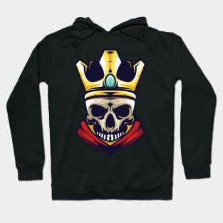 Skull wearing crown Hoodie